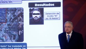 President of Mexicos report on the capture of drug trafficker Ovidio Guzman López