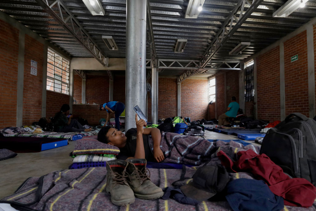 Haitian Migrants Relocated To Shelter In Mexico City