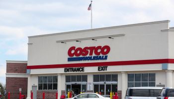 An exterior view of the Costco Wholesale club at the Paxton...