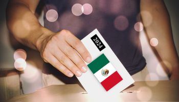 Mexico political election vote concept