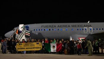 Mexicans repatriated from Israel arrive