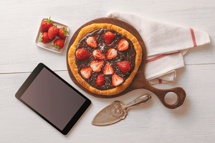 Mini pizzas de Nutella: