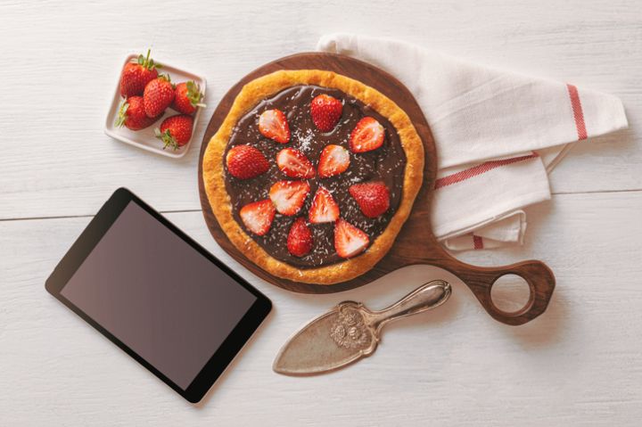 Mini pizzas de Nutella: