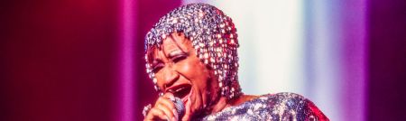Celia Cruz Performs At Madison Square Garden