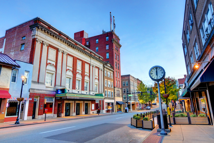 Cinco lugares en West Virginia