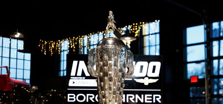 AUTO: DEC 15 INDY 500 Winner Josef Newgarden Borg Warner Trophy Ceremony
