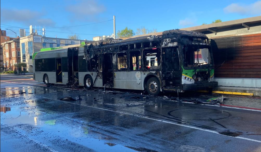 IndyGo bus fire