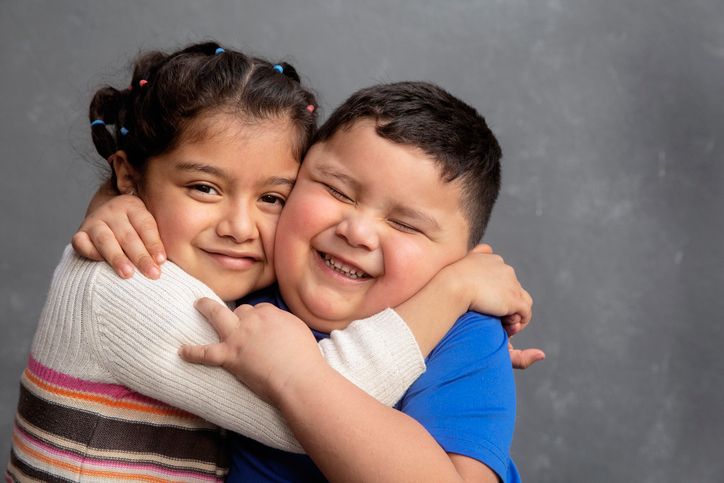 Adorable siblings