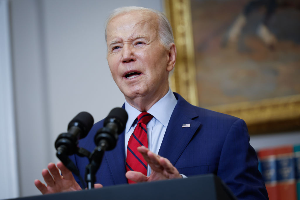 President Biden Delivers Remarks In The Roosevelt Room Of The White House