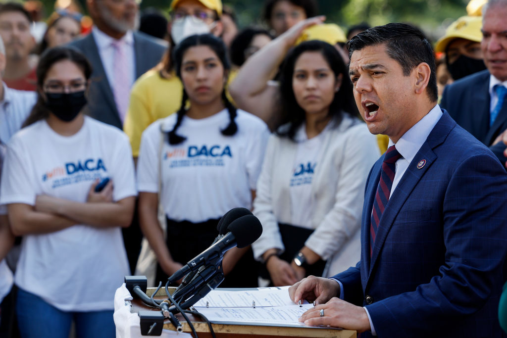 Senator Durbin Holds Press Conference On 10th Anniversary Of DACA Legislation
