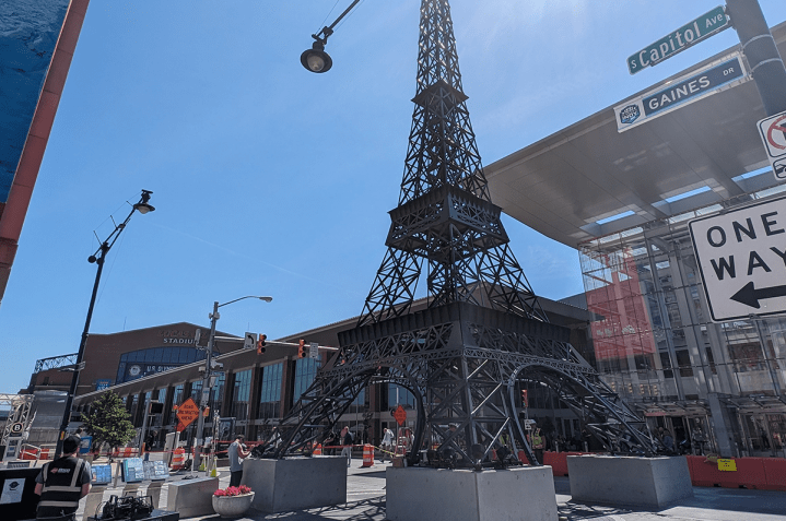 Eiffel Tower Small Replica Indianapolis
