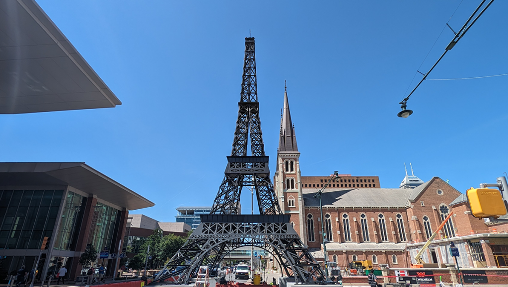 Eiffel Tower Small Replica Indianapolis