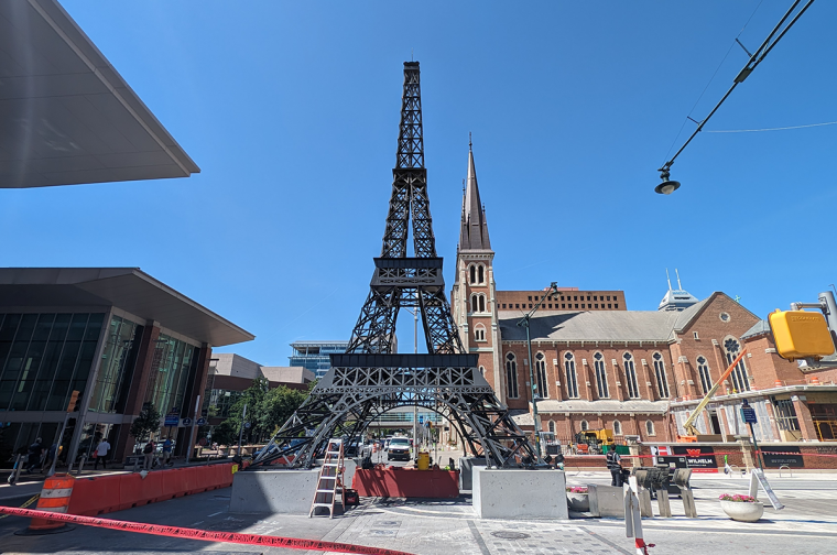 Eiffel Tower Small Replica Indianapolis