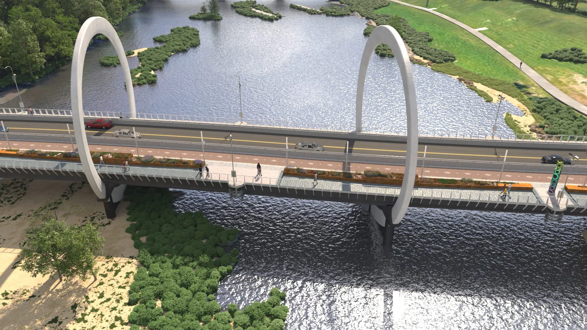 Henry Street bridge Indianapolis