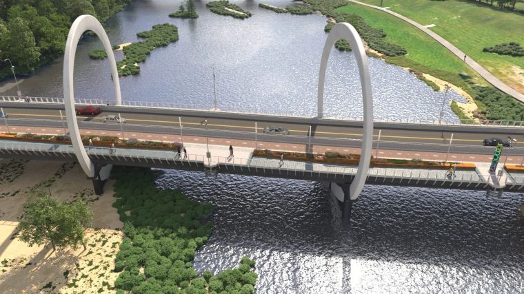 Henry Street bridge Indianapolis