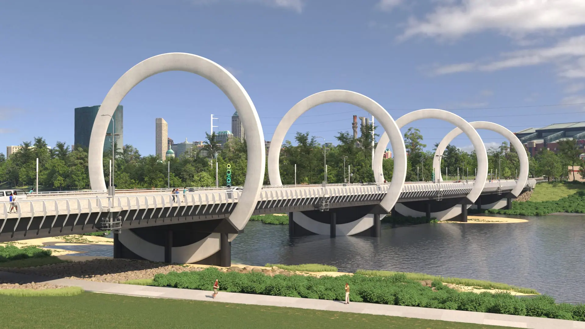 Henry Street bridge Indianapolis