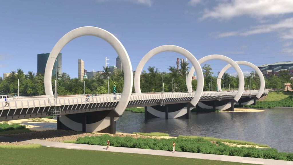 Henry Street bridge Indianapolis