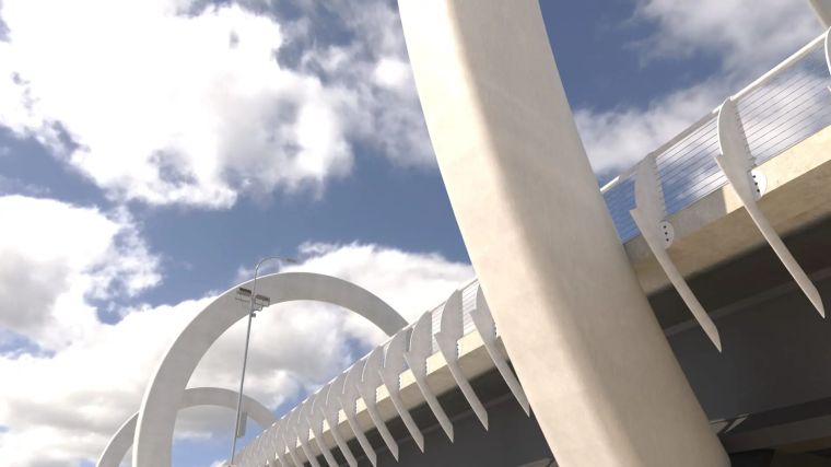 Henry Street bridge Indianapolis