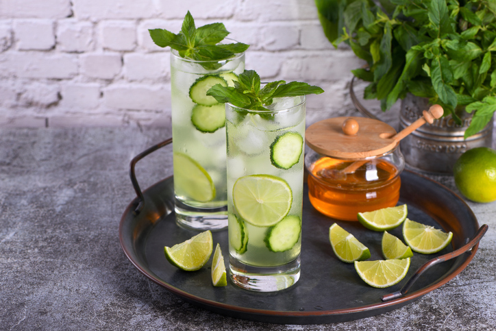 Mint Cucumber Gimlet