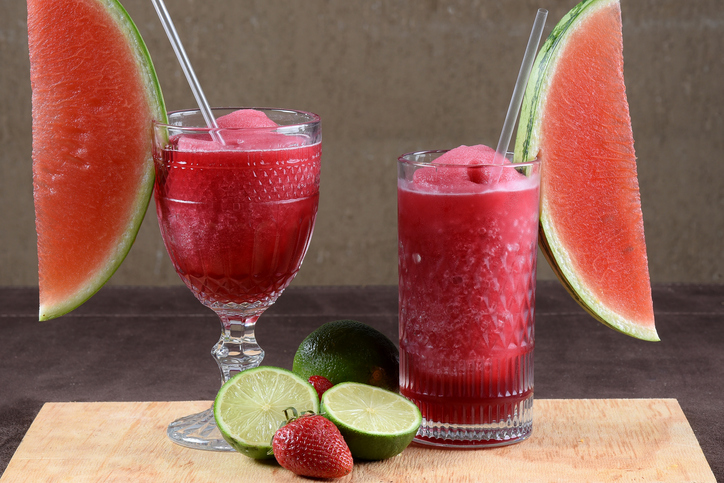 Granizado de sandía y limón