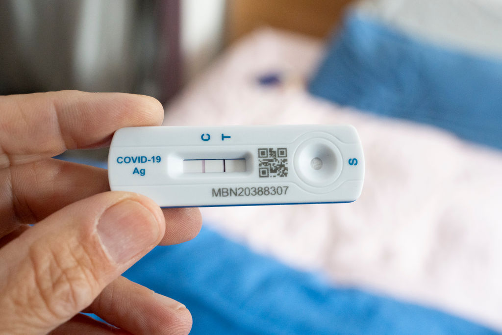 Covid Lateral Flow Positive Test Result