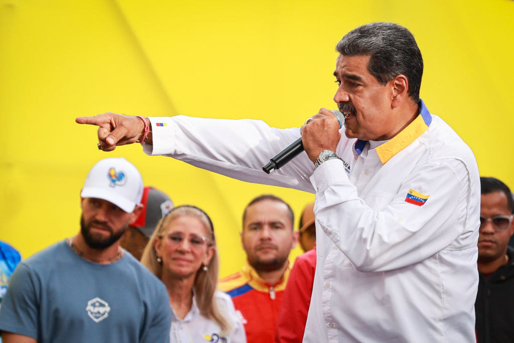 Supporters Of President Nicolas Maduro Gather At 'Gran Marcha Nacional'