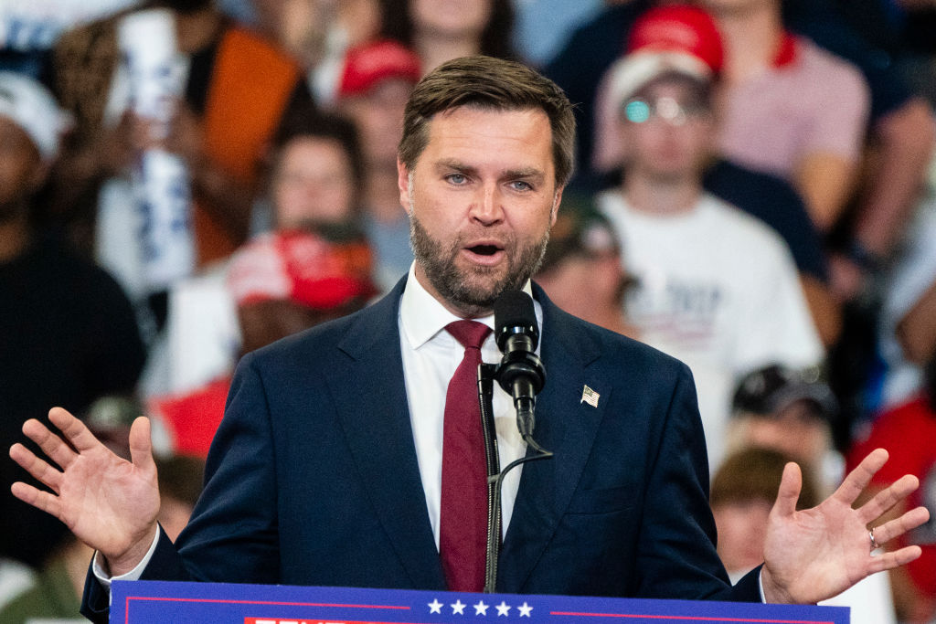 ATLANTA, GA - AUGUST 3- Republican vice presidential nominee J.