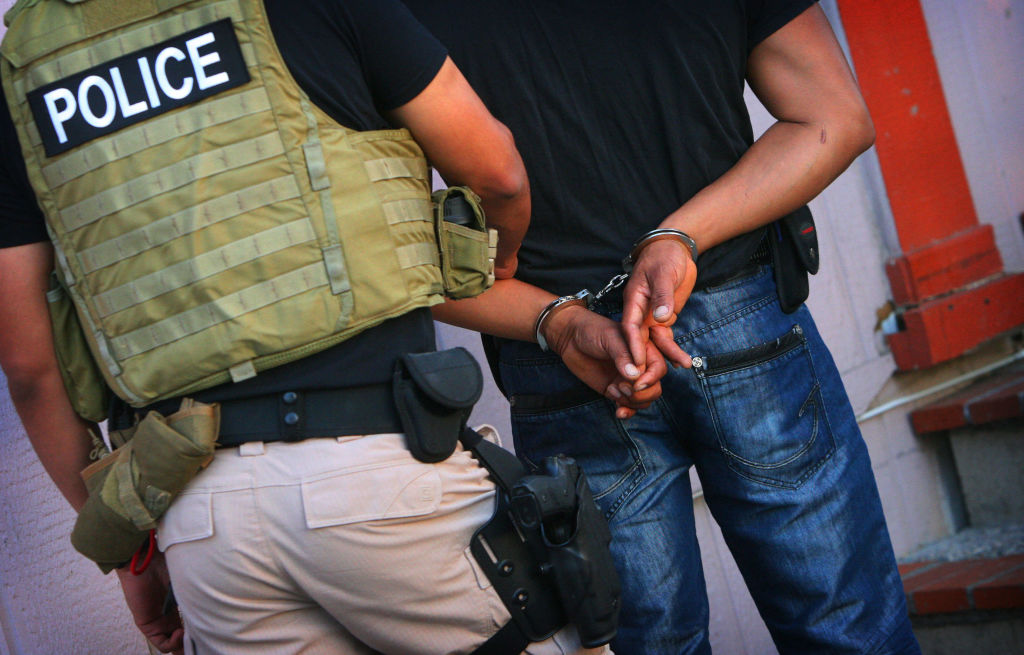 Immigration and Customs Enforcement arrests undocumented immigrants