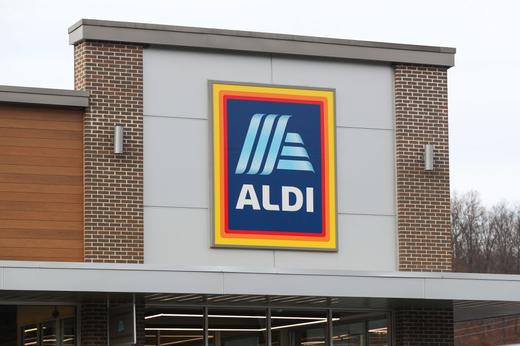 An exterior view of an Aldi grocery store in Coal Township...