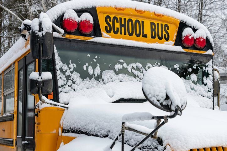 School Bus Snow Day no transportation
