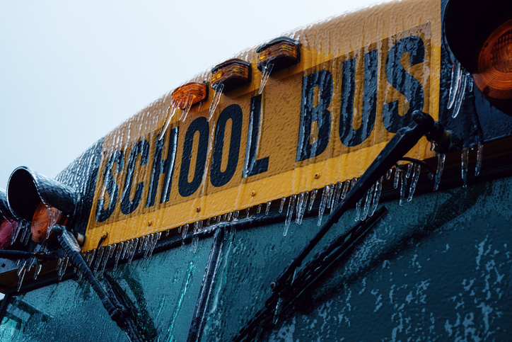 Frozen School Bus