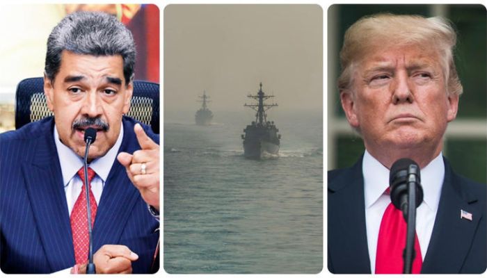 Maduro, Navy Boat and President Trump