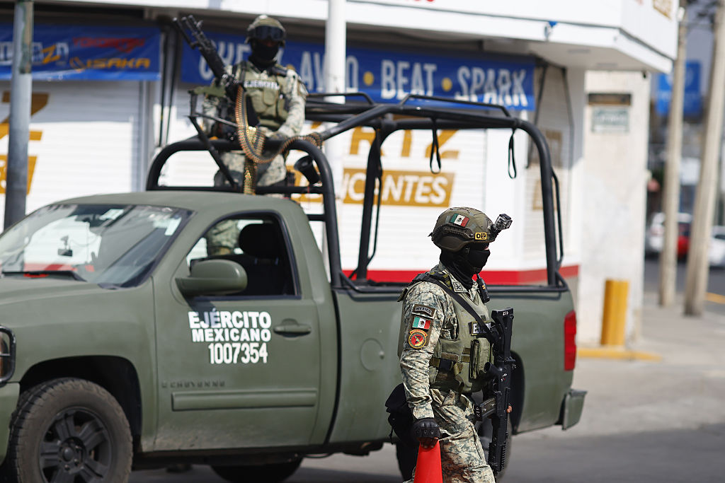 Funeral preparations are underway, believed to be for the slain cartel leader 'El Mencho' in Guadalajara