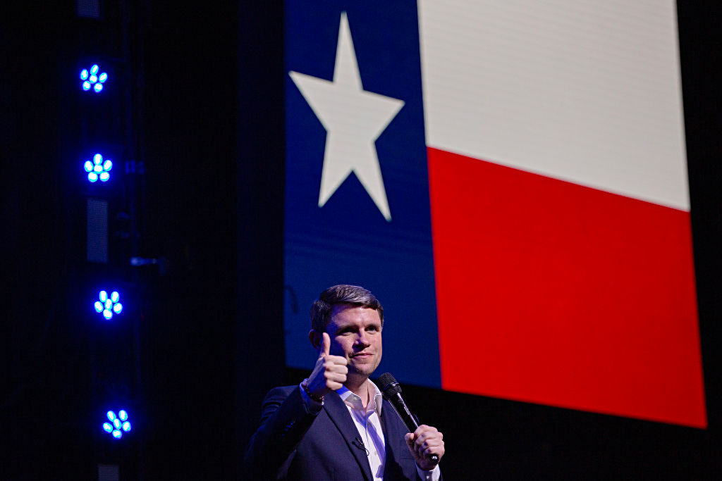 Texas Senate Candidate James Talarico Holds Campaign Rally In Houston On Eve Of Primary Election
