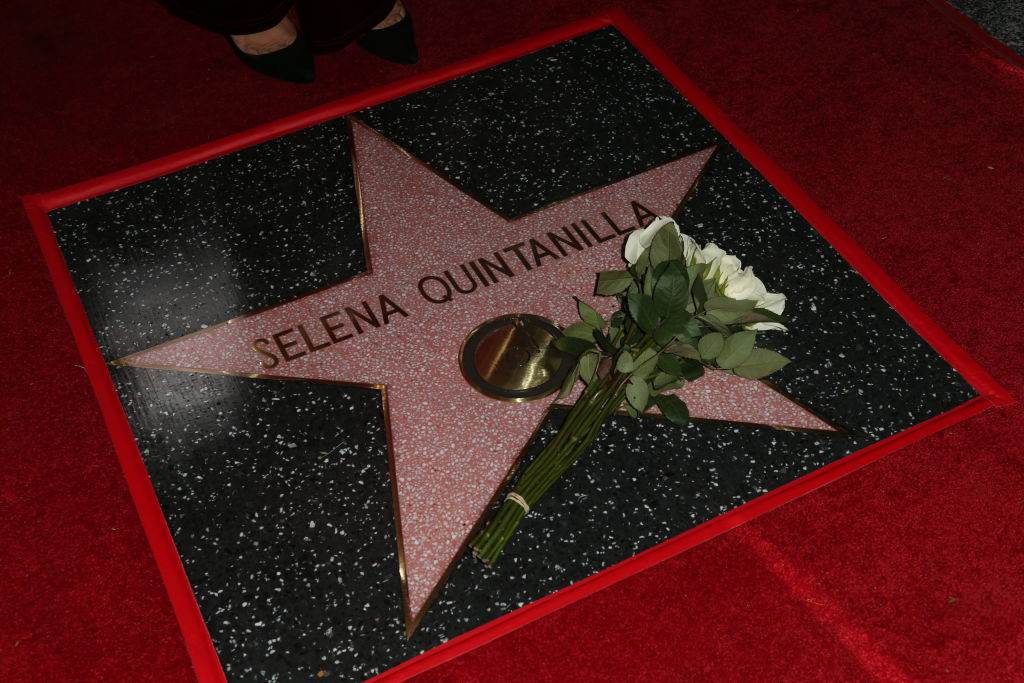 Selena Quintanilla star on the Hollywood Walk of Fame