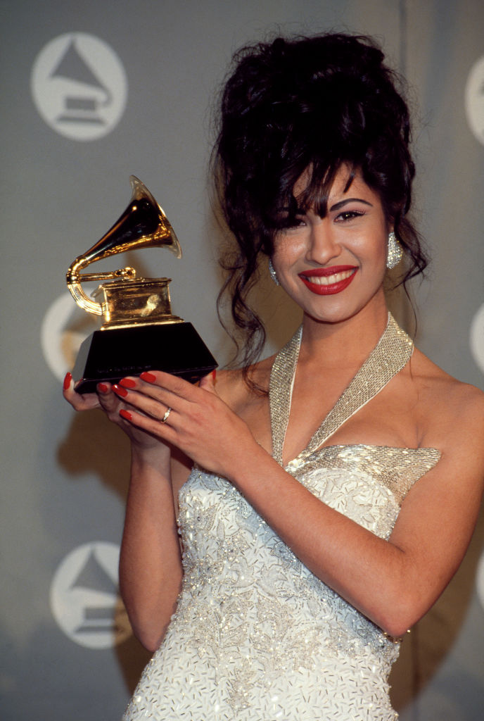 Selena Quintanilla Receives Grammy Award.
