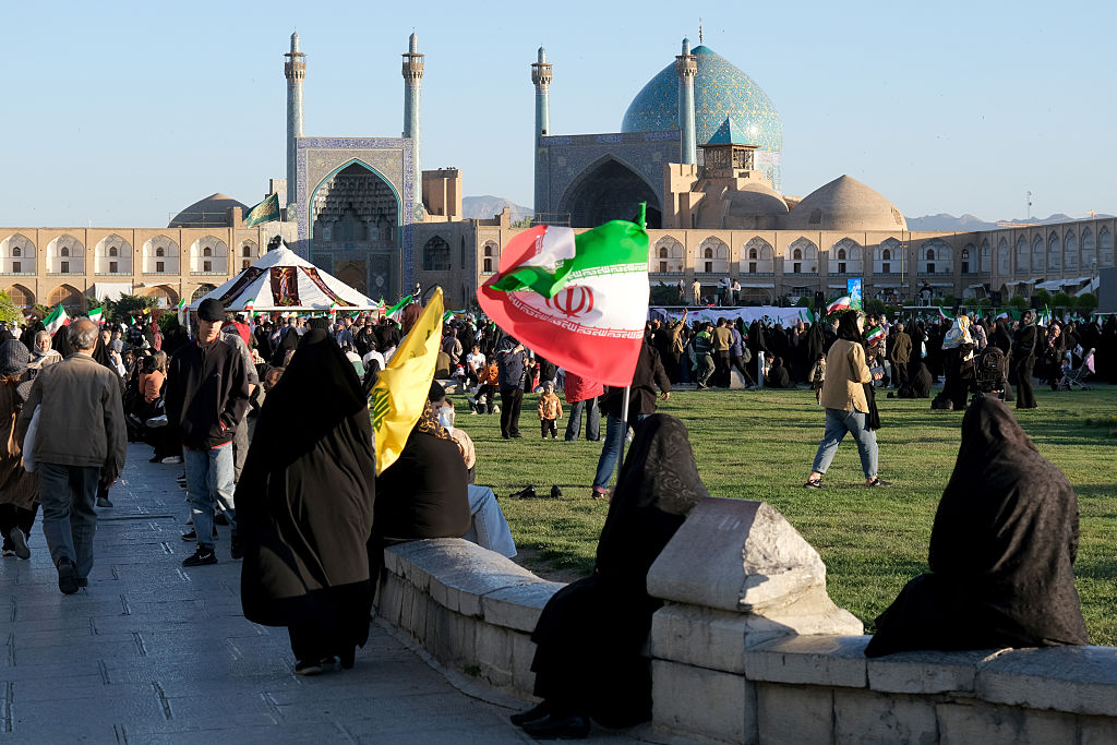 In Naqsh-e Jahan Square, Isfahan