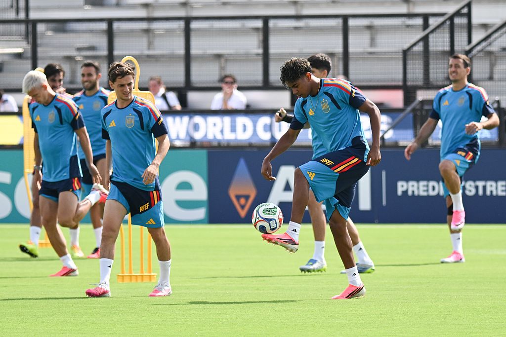 U.S.-KENNESAW-FIFA WORLD CUP-TEAM SPAIN-TRAINING