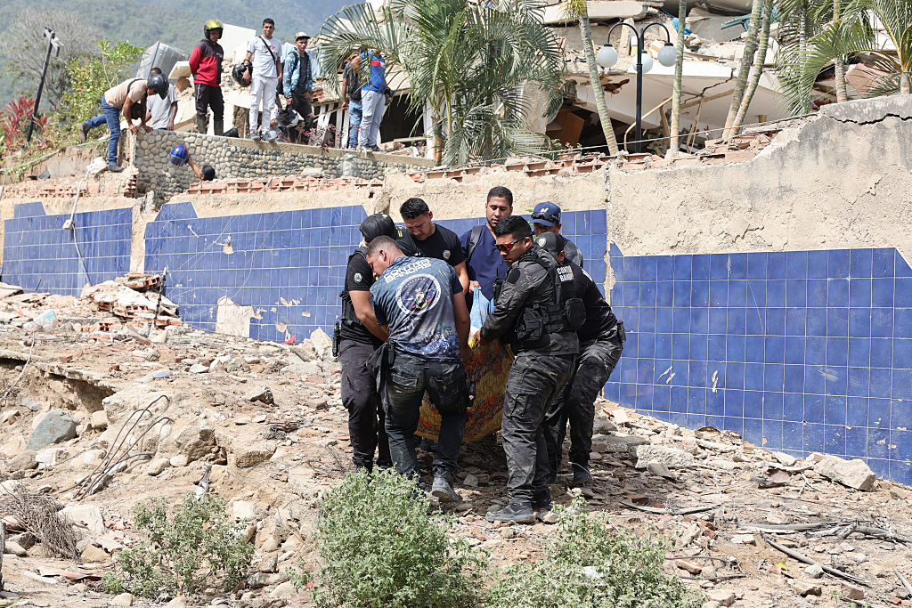 Rescue Efforts Continue In Venezuela After A Magnitude 7.2 Earthquake Struck The Country