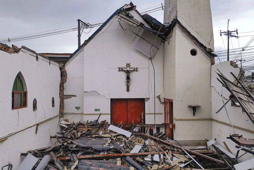 TOPSHOT-COLOMBIA-EARTHQUAKE-AFTERMATH