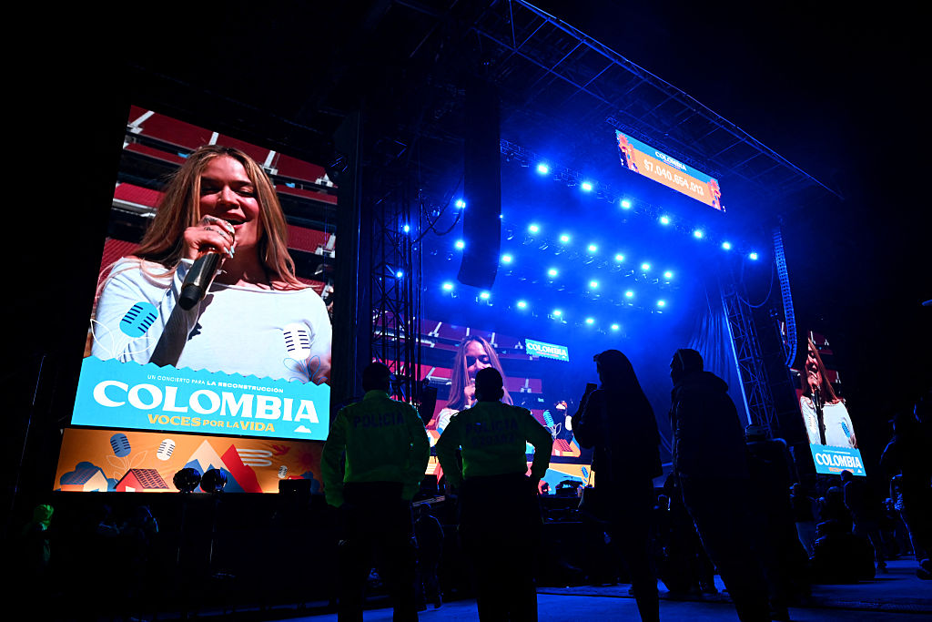 COLOMBIA-MUSIC-EARTHQUAKE-CONCERT