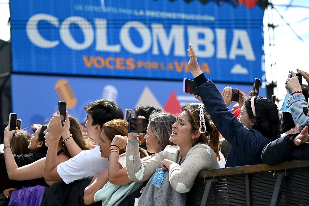 COLOMBIA-MUSIC-EARTHQUAKE-CONCERT