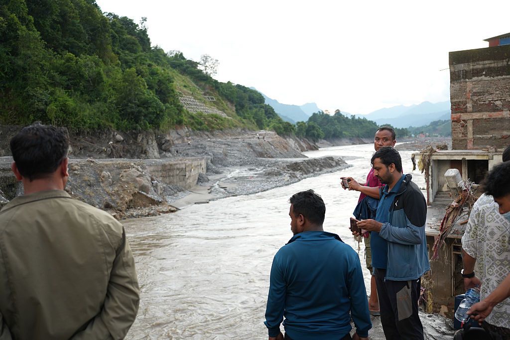 Aftermath of the massive flash floods in Nepal